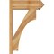 Ekena Millwork Westlake Rough Sawn Arts and Crafts Outlooker, Western Red Cedar, 8"W x 24"D x 36"H OUT08X24X36WTL03RWR - alternate 2